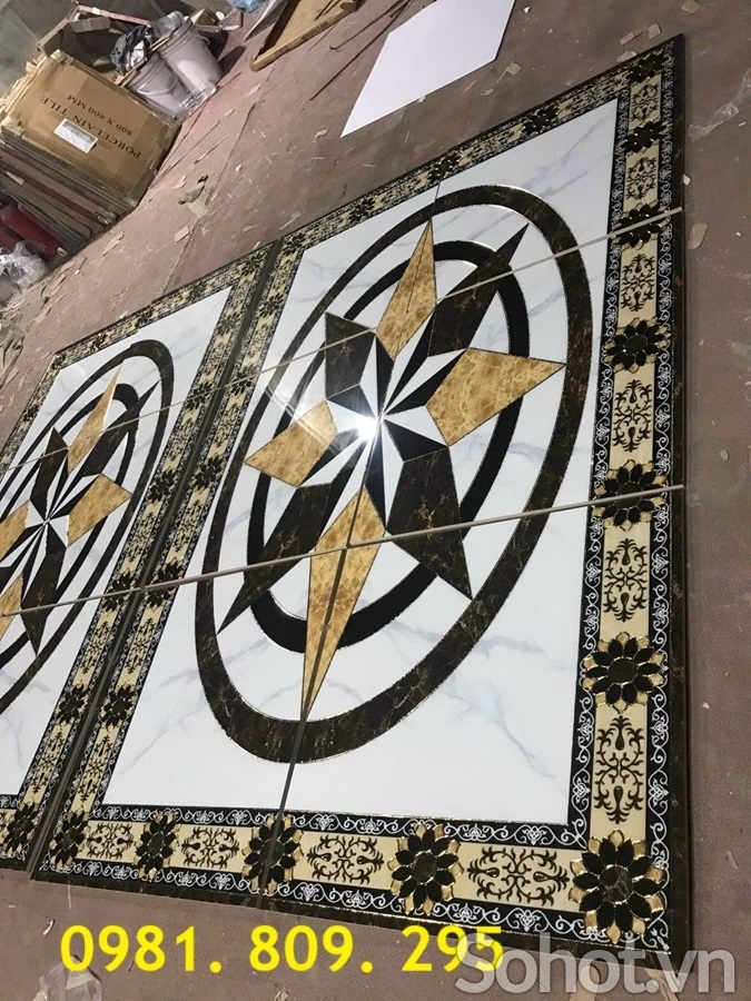 Gạch thảm phòng khách trang trí