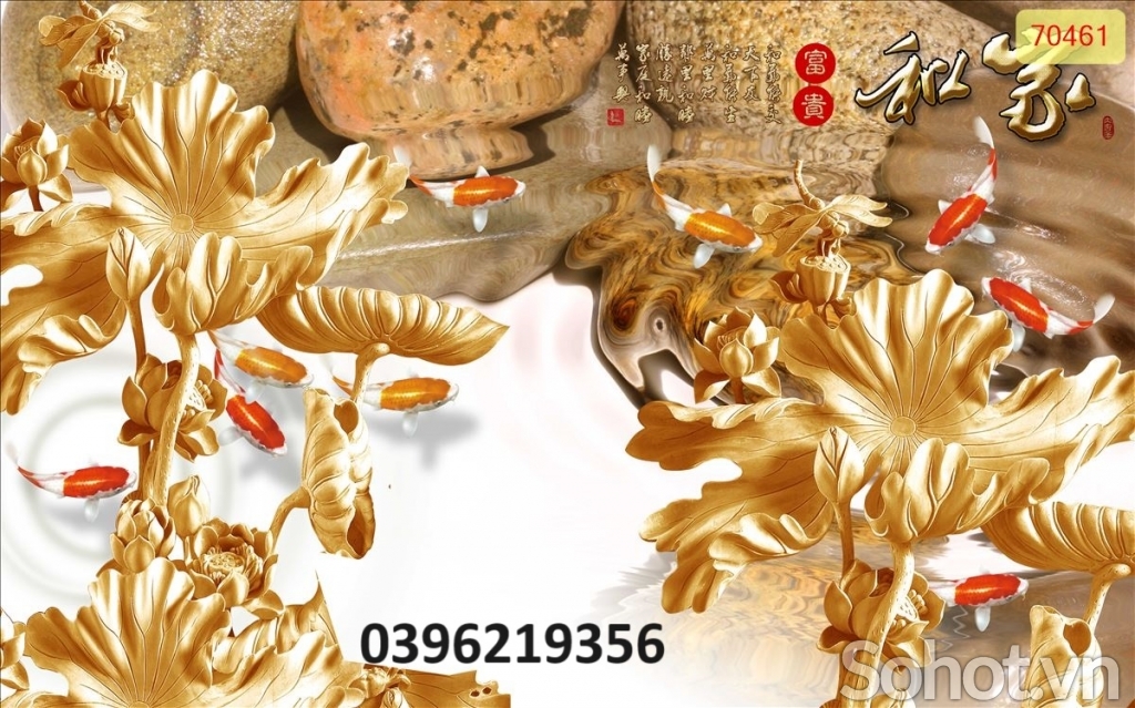 Tranh gạch điêu khắc đẹp 3D