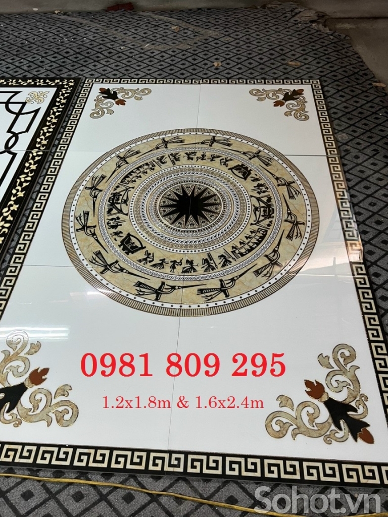Gạch thảm , thảm lát nền hoa văn cổ điển