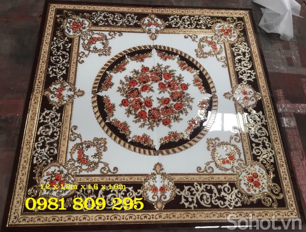 Thảm phòng khách gạch nền nhà HP88988