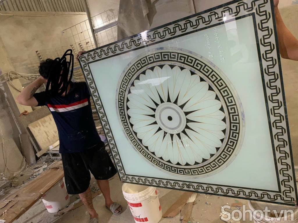 Thảm gạch men sàn nhà