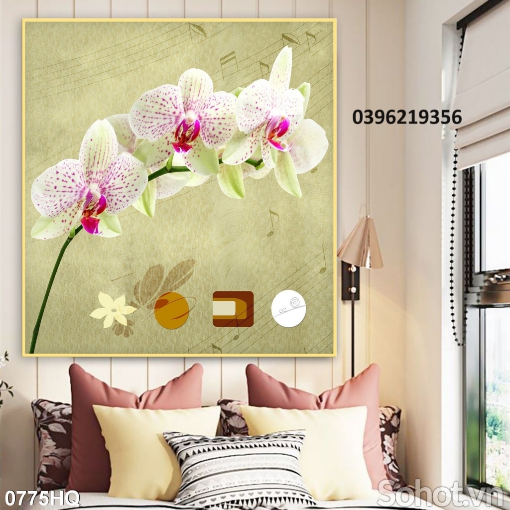 Tranh gạch hoa đẹp 3D trang trí
