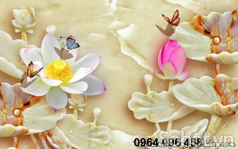 gạch tranh 3d giả ngọc KH67