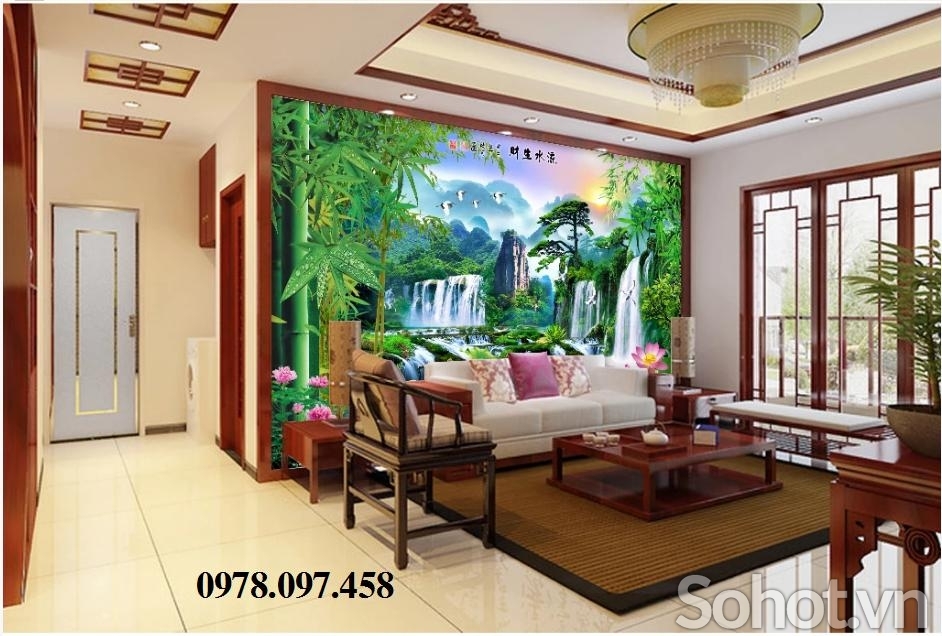 Tranh gạch phong cảnh - tranh gạch