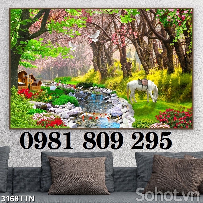 Tranh gạch - gạch 3d trang trí