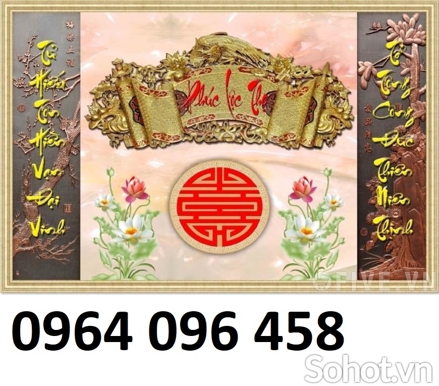 Tranh gạch 3d ốp tường phòng thờ - FGCB65