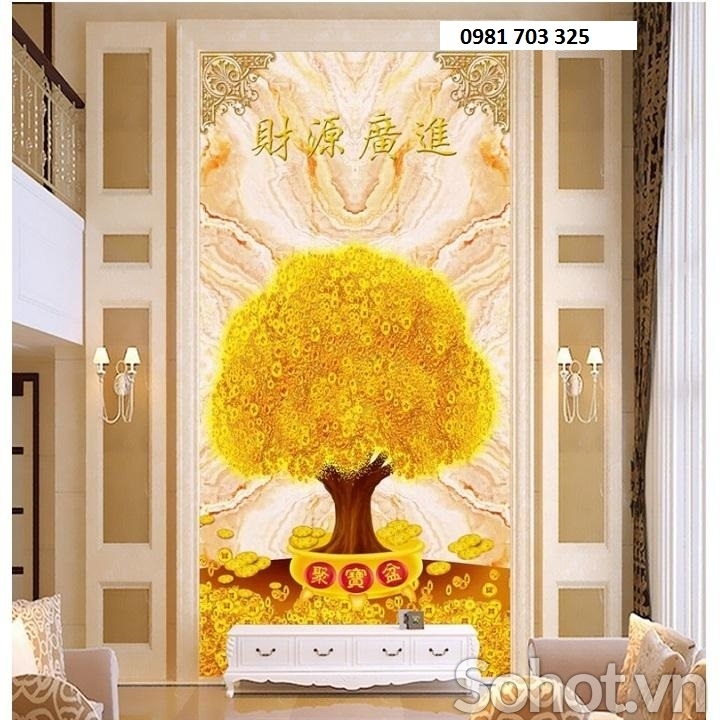 Tranh cây kim tiền