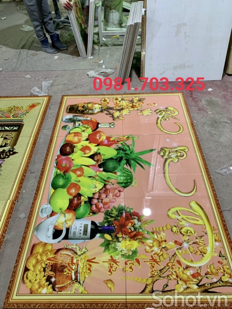 Tranh gạch 3d sản xuất theo yêu cầu
