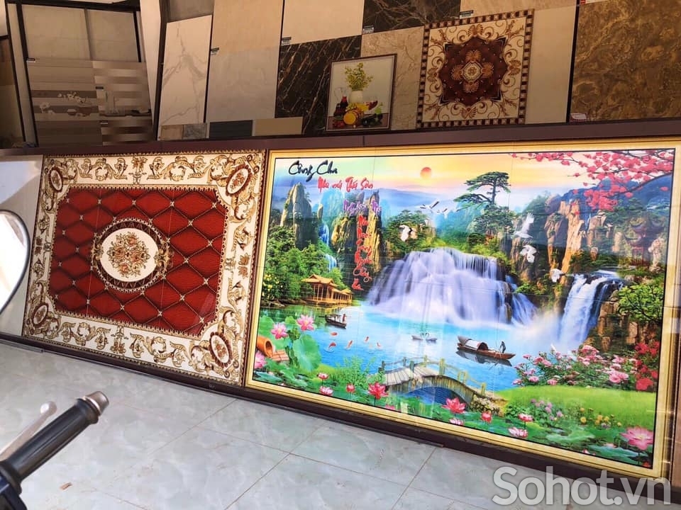 Chiếu nghỉ phòng khách- gạch thảm lát sàn