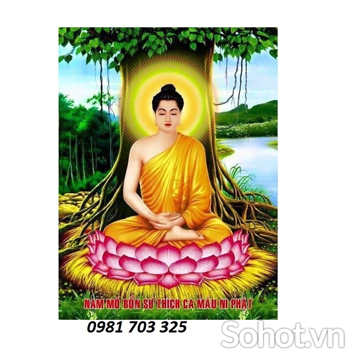 Tranh Phật- gạch tranh phòng thờ