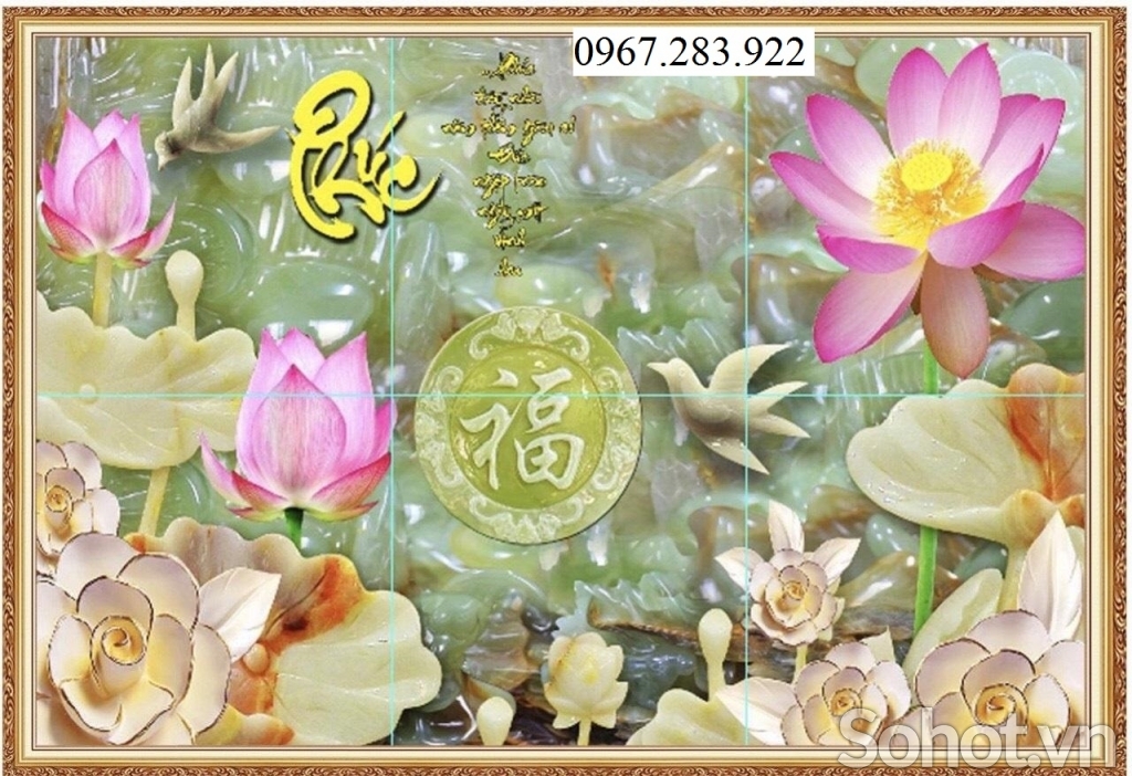 Gạch trang trí Phúc Lộc Thọ