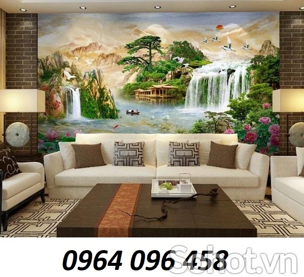 Tranh gạch 3d phong cảnh đồng quê - 033XC