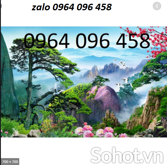Tranh gạch 3d phong cảnh mây núi - 765CVB