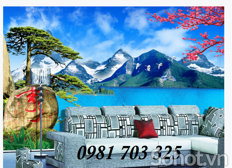 gạch tranh 3D phong cảnh