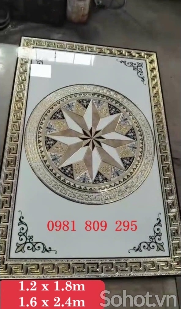 Gạch thảm lát nền phòng khách đẹp sang trọng
