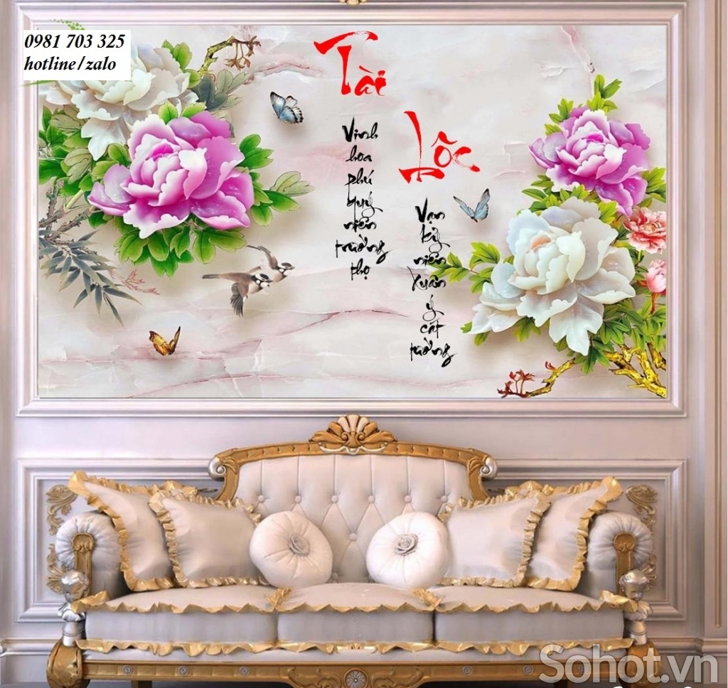 Gạch tranh 3D ốp tường