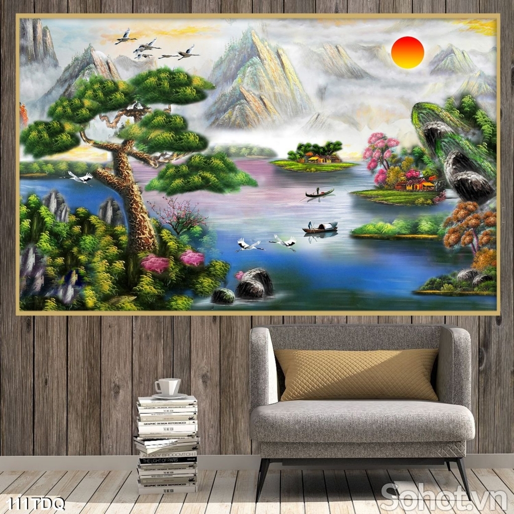 Tranh gạch men ốp lát trang trí nhà 3d