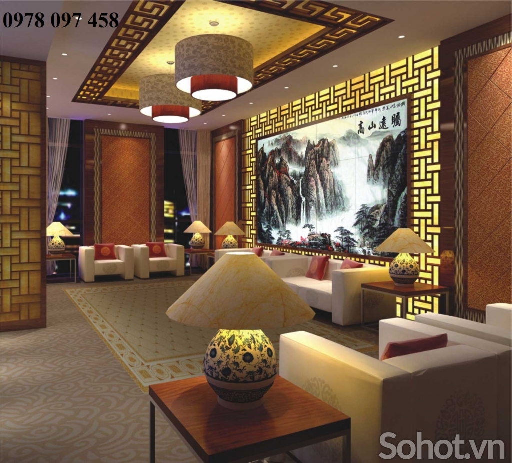 Tranh gạch 3D - tranh phòng khách
