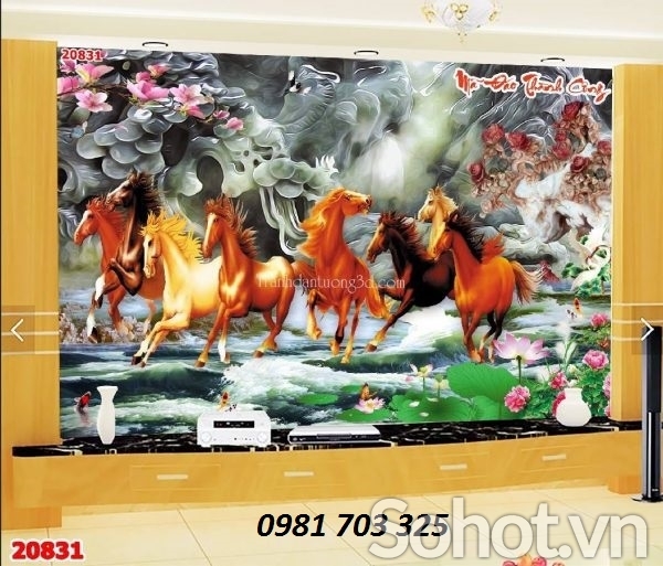 Tranh gạch mã đáo thành công