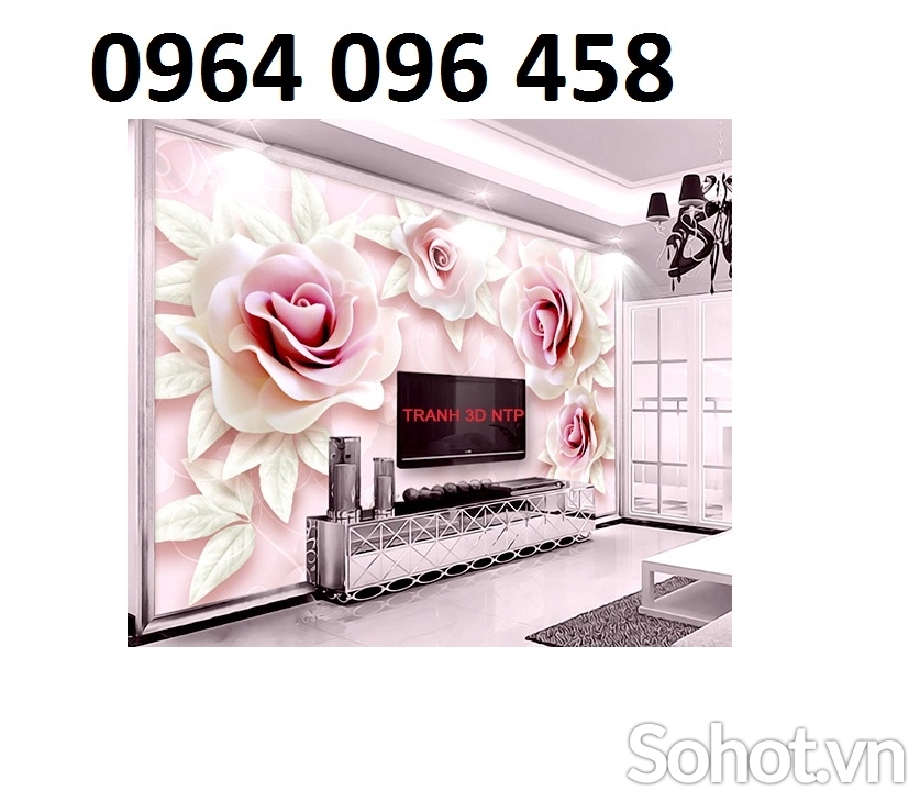 tranh 3d hình sứ ngọc