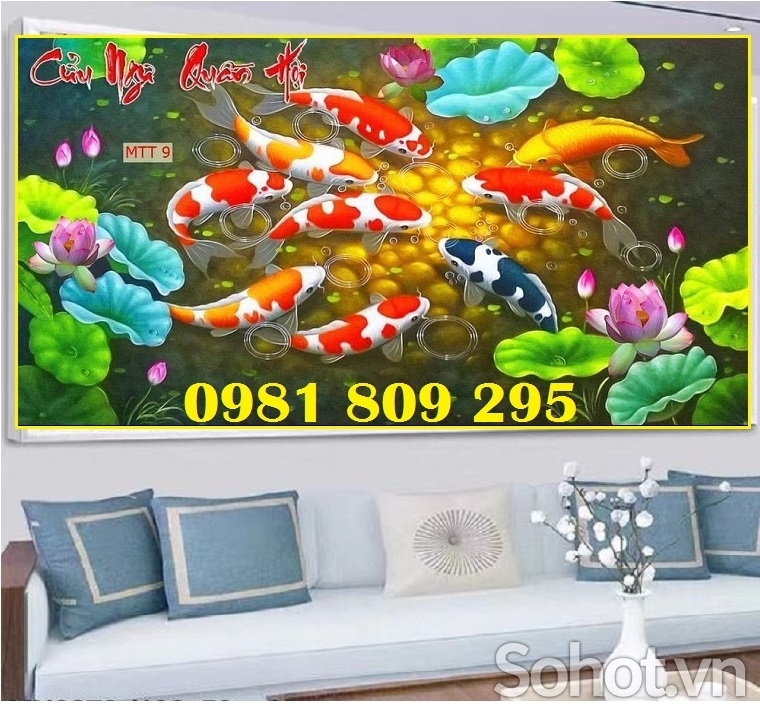 Mẫu gạch trang trí hoa sen