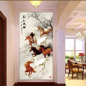 gạch tranh 3d mã đáo thành công - VBB76