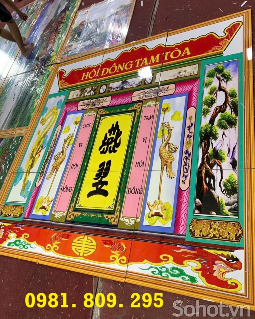Gạch tranh ban thờ Hn999