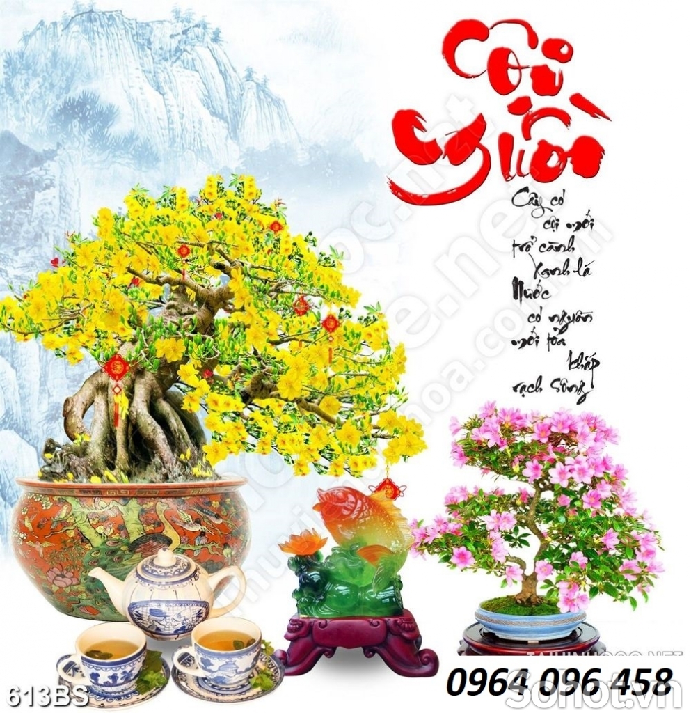 tranh gạch ốp tường phòng khách 3d - 734DM
