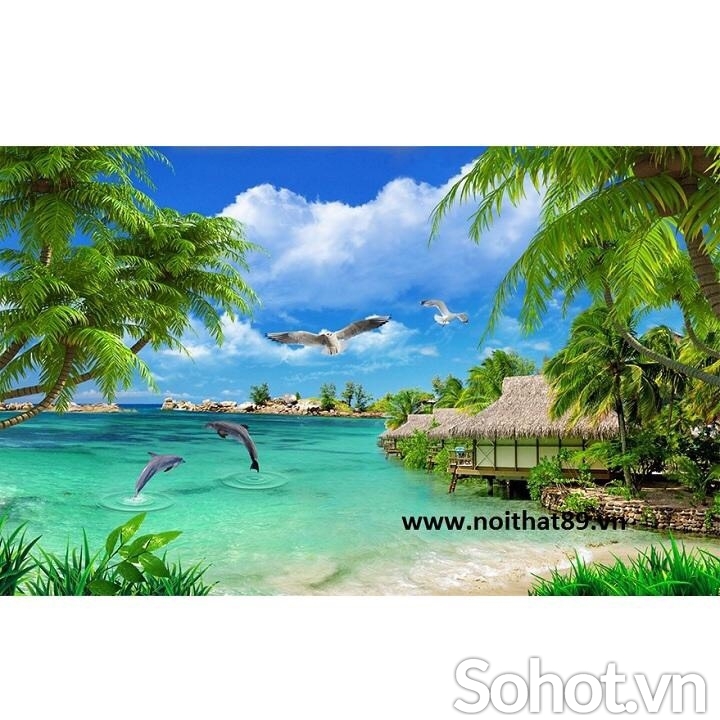 tranh phong cảnh - tranh gạch
