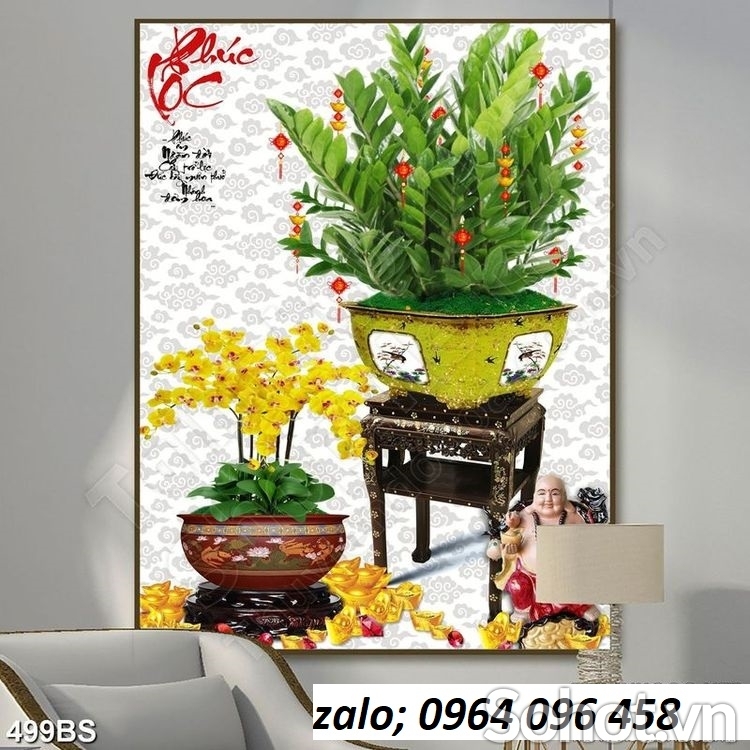 Tranh 3d - tranh gạch 3d phòng khách - H001