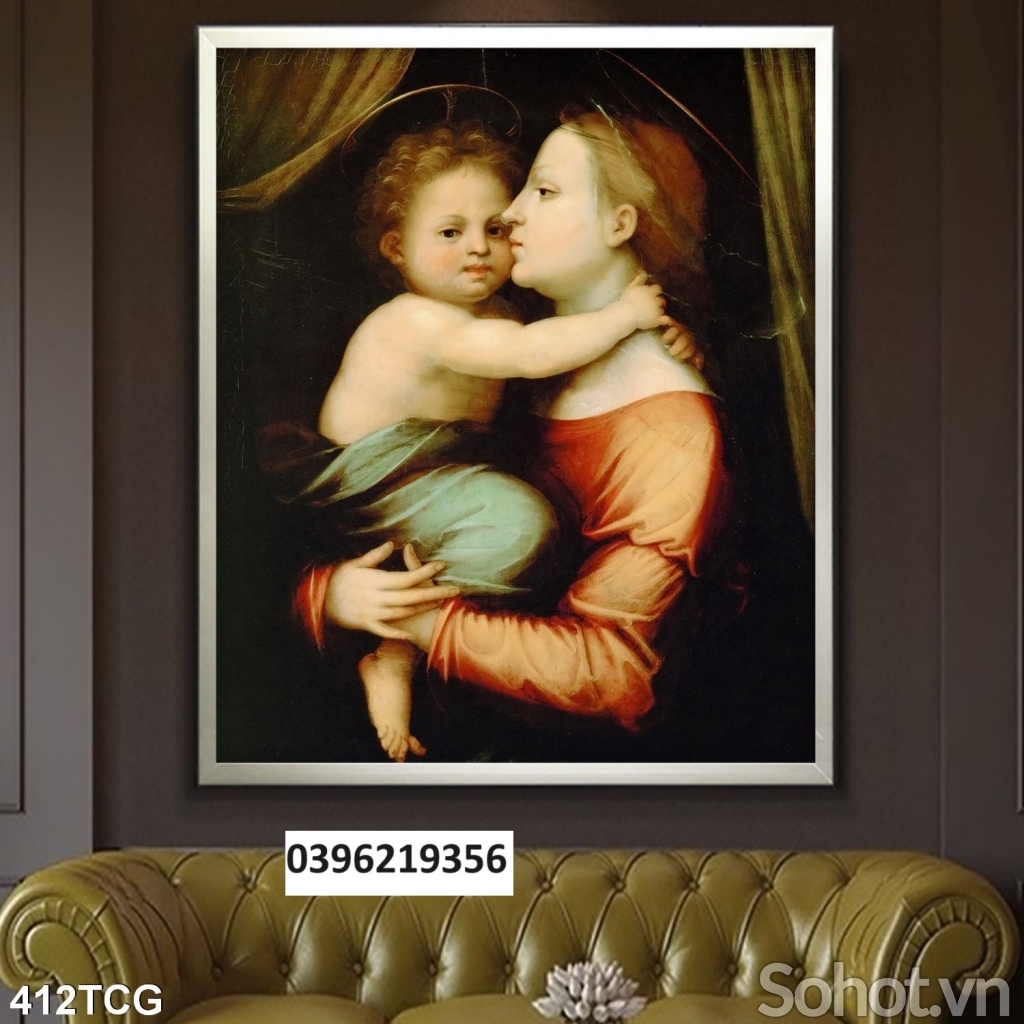 Tranh gạch công giáo 3d trang trí