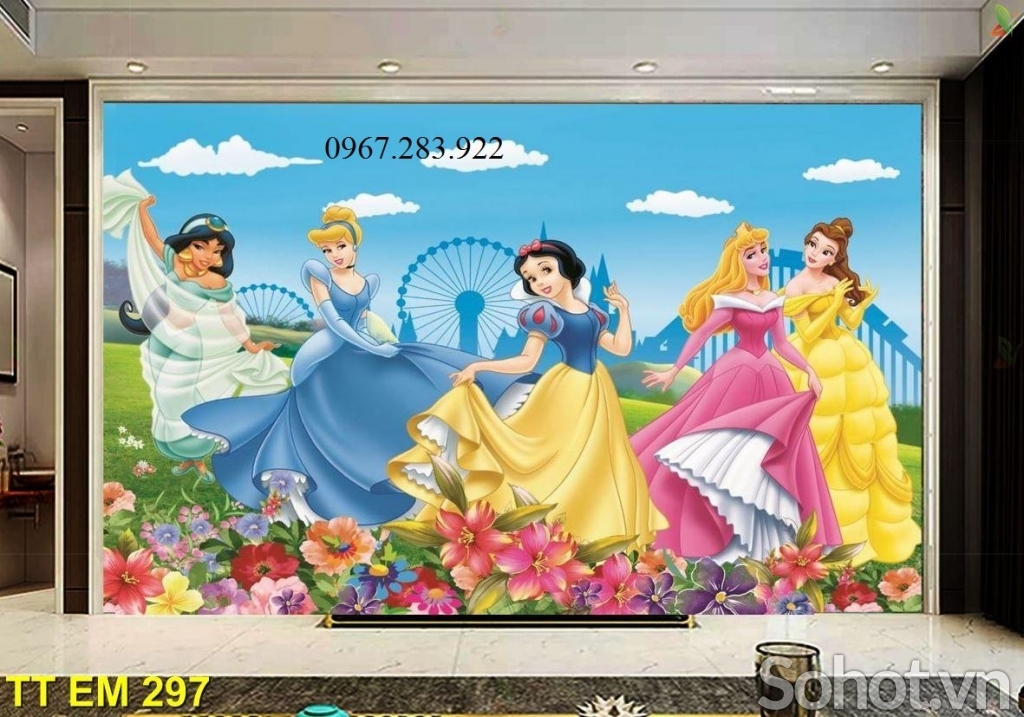 Gạch ốp tường 3D hoạt hình