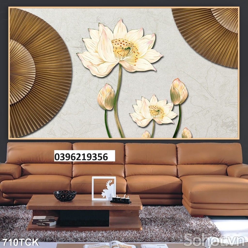 Tranh cá chép đẹp 3D trang trí