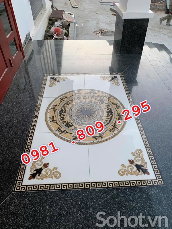 Mẫu gạch thảm lát nền hiện đại