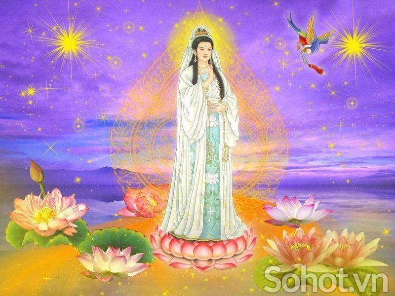 Tranh gạch 3d phật quan âm - NCV44