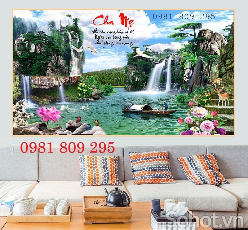 Tranh ốp tường- gạch tranh trang trí HP2054