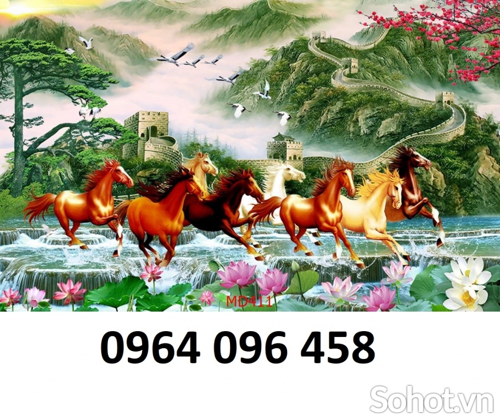 Tranh Ngựa Gạch Tranh 3D Con Ngựa - Gbb5 - Đồng Tháp - Sohot.Vn