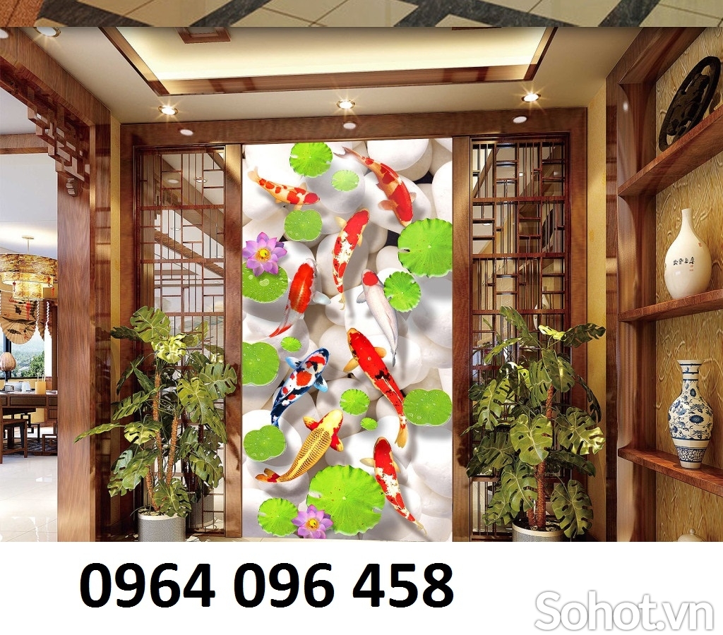 Gạch tranh trang trí 3d cao cấp - NCB64