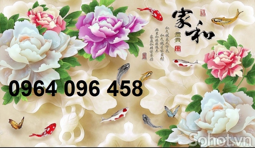 Tranh gạch men 3d ốp tường - 488CB