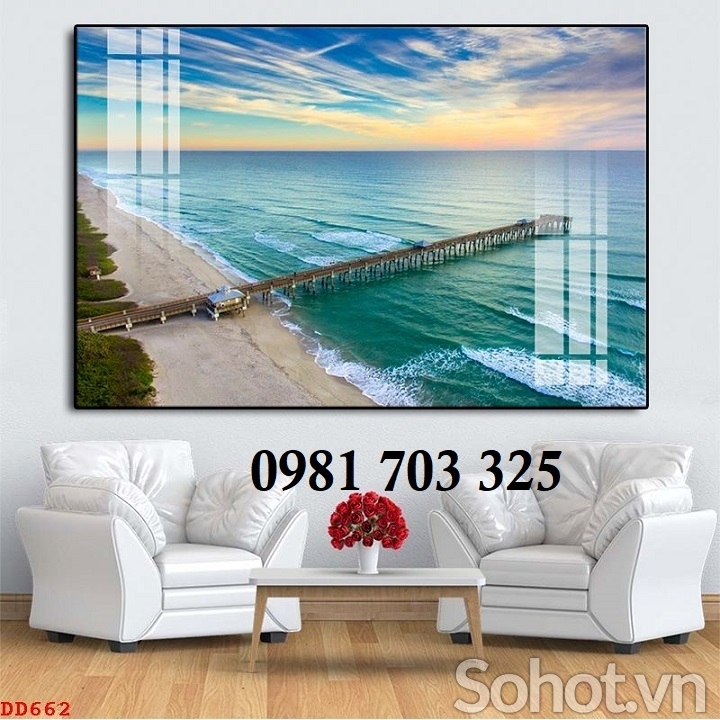 Tranh gạch 3D cảnh biển đẹp