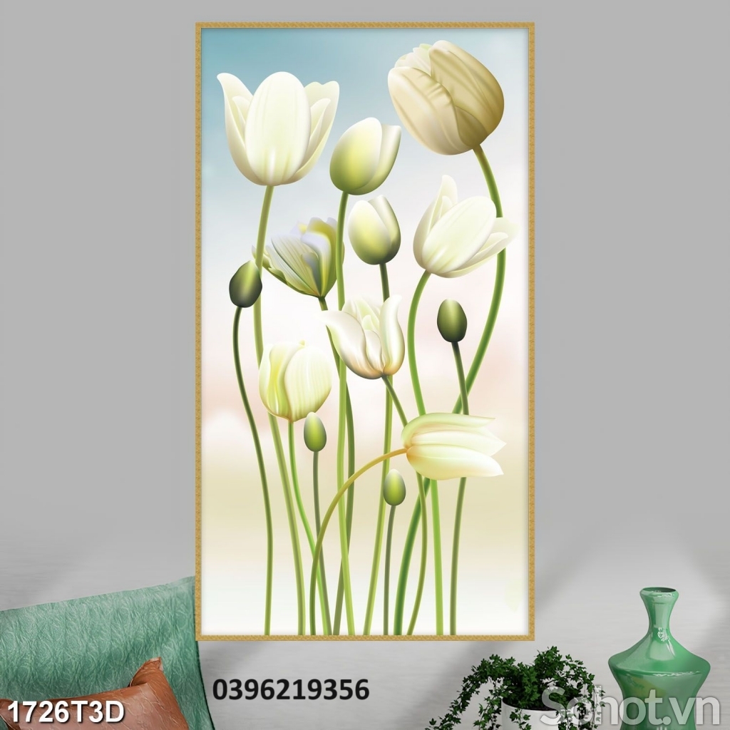 Tranh gạch 3D trang trí nhà đẹp