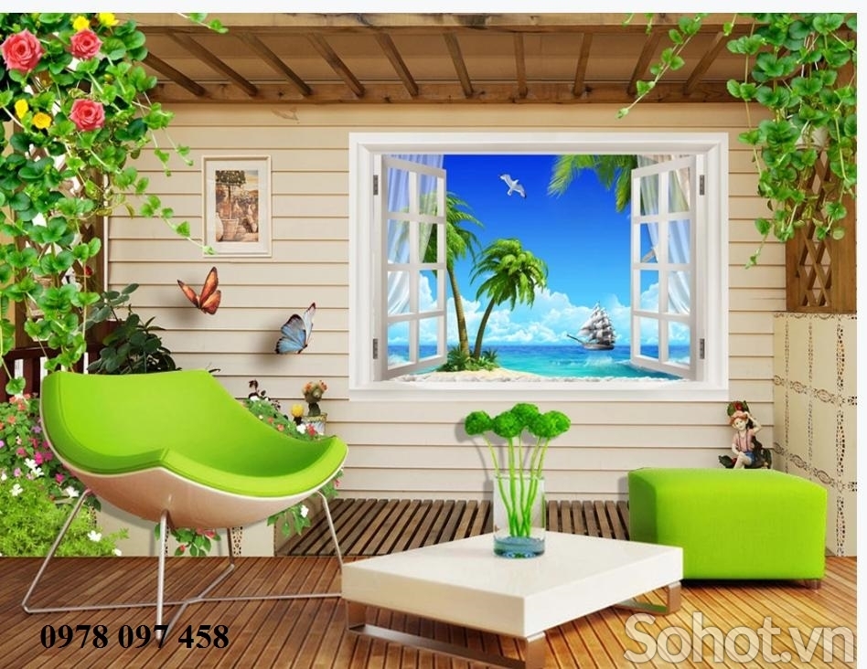 Tranh phòng khách- tranh gạch