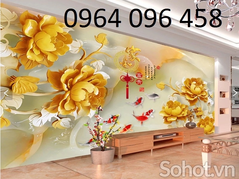 Tranh gạch 3d phong thủy tài lộc - SXVV77