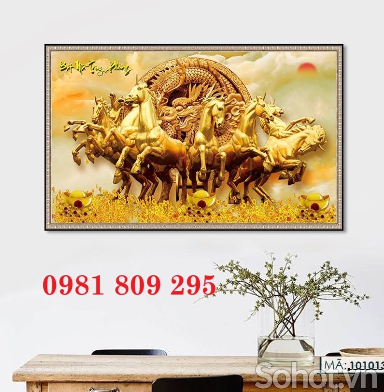 Tranh gạch ngựa ,  gạch 3d ốp tường mã đáo mới HN9911