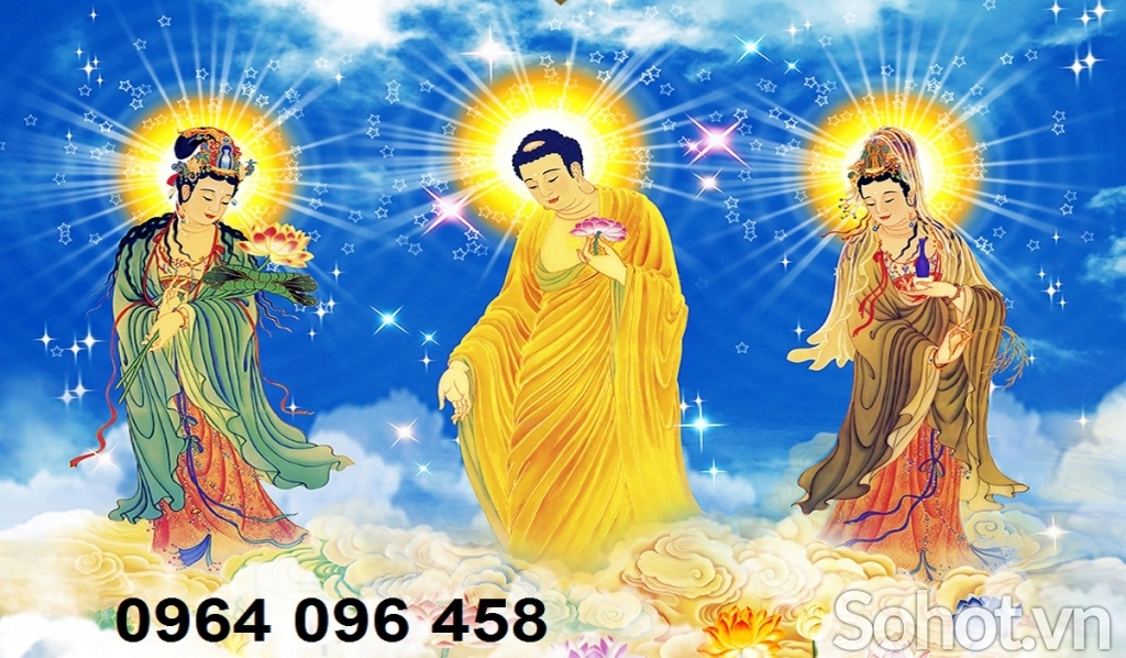 Tranh gạch phật phòng thờ 3d - GJB43
