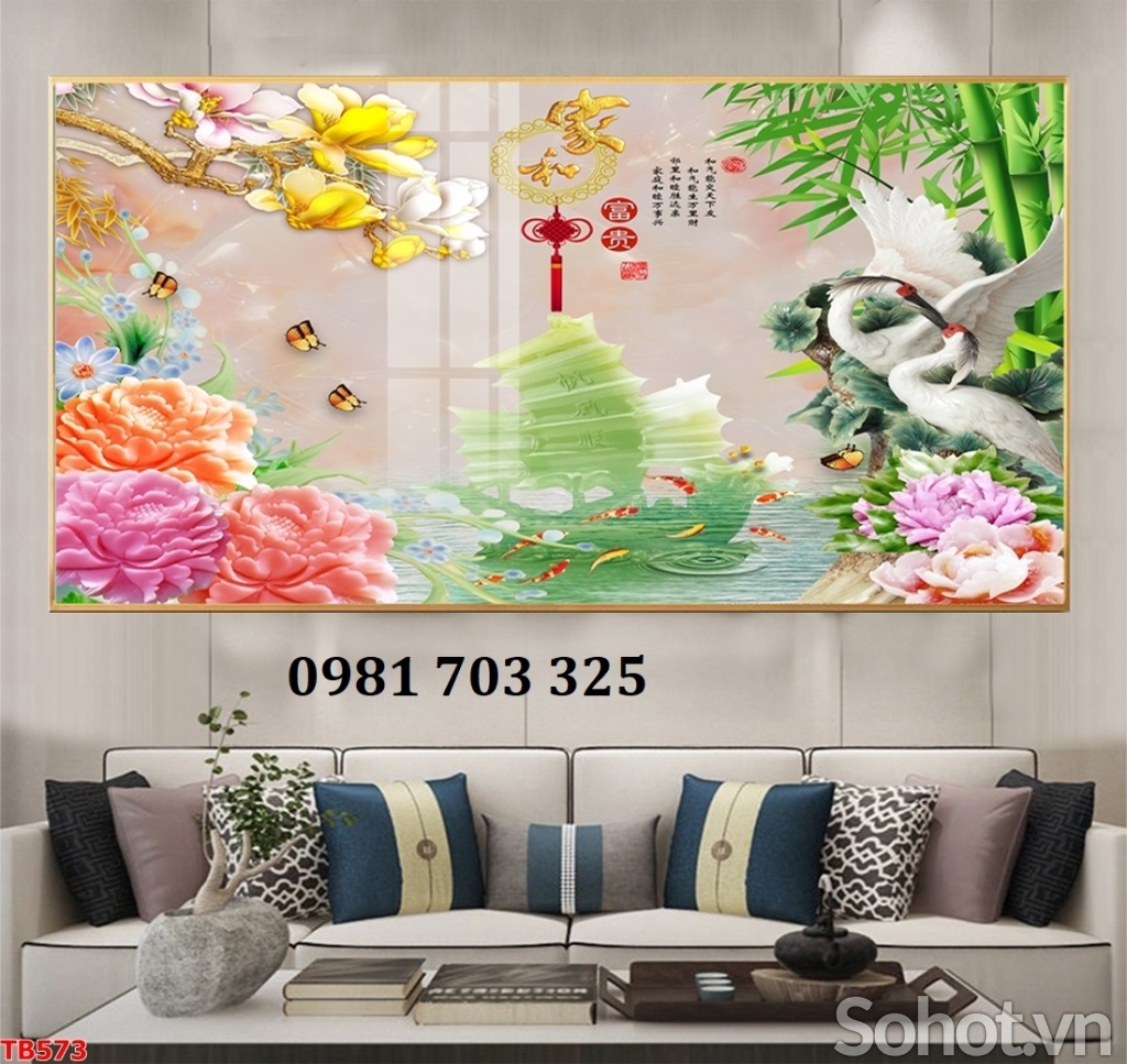 Gạch tranh trang trí thuyền buồm