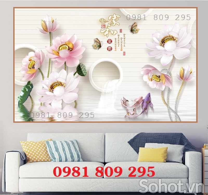 Gạch tranh ốp tường - gạch tranh 3d