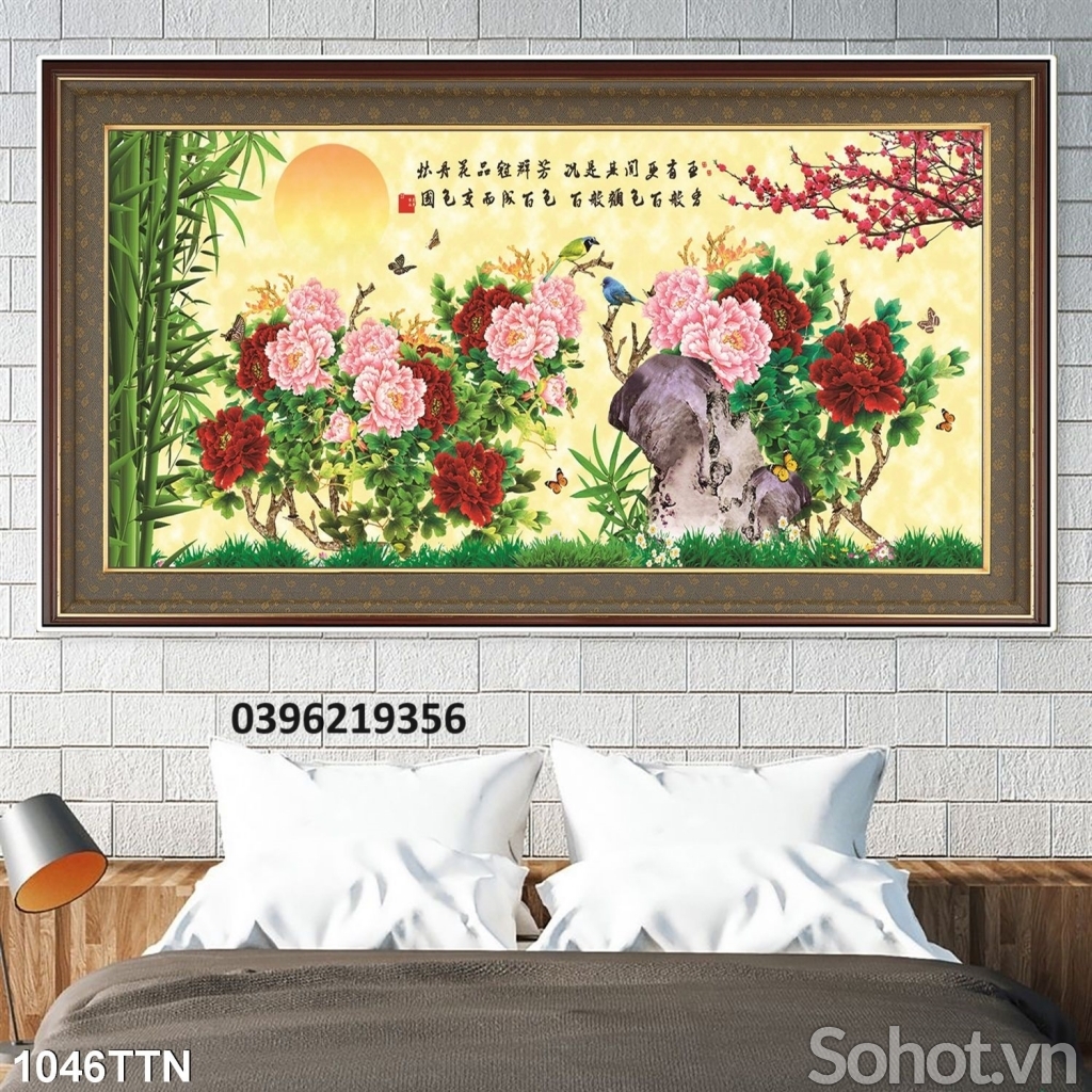 Tranh gạch đẹp phong thủy 3D