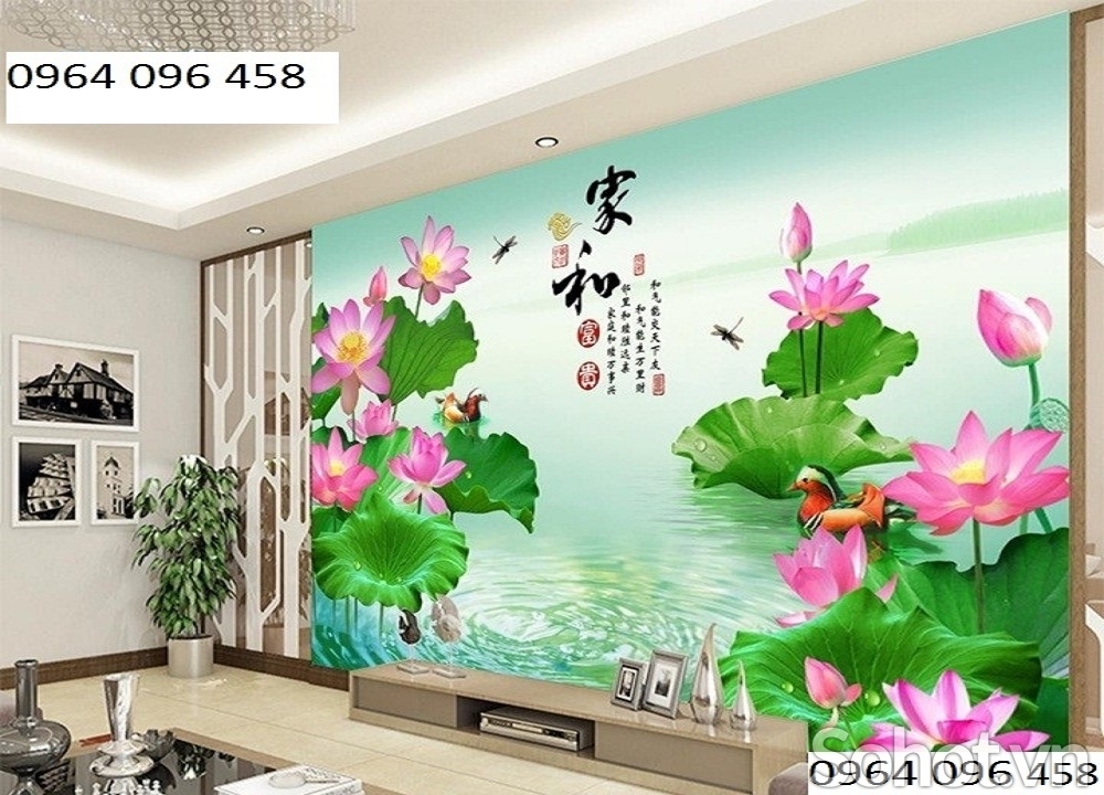 Tranh cá chép 3d - tranh gạch 3d cá chép - GFC33