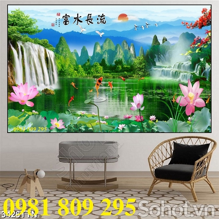 Tranh gạch men , gạch ốp tường 3d mới nhất hiện nay